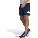 adidas Logo Trainingsshort blau Weiss