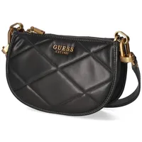 GUESS Abendtasche Cilian Top Zip Saddle Shoulder Bag Handtaschen Schwarz Damen