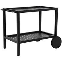 Brafab Servierwagen Belfort Aluminium Schwarz