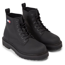 Tommy Jeans Schnürboots »TJM RUBERIZED LACE UP Boot mit seitlicher Logoflagge