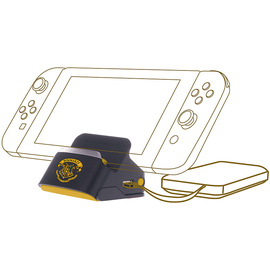 FREAKS & GEEKS Dock Stand für Switch Controller Hogwarts Legacy logo, Zubehör Nintendo Switch, Mehrfarbig