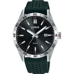 Quarzuhr LORUS, schwarz, Armbanduhren, Herren, Armbanduhr, Herrenuhr, Damenuhr, Datum, bis 10 bar wasserdicht