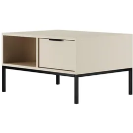 petits-meubles Couchtisch Seattle Beige Holzwerkstoff 80 x 45,4 x 60 cm