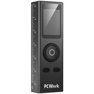 PCWork PCW11A Mini Laser Entfernungsmesser, akkubetriebenes Distanzmessgerät, 30m, USB-C