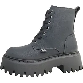 Buffalo BFL/Aspen LACE UP WARM Damenschuhe Schnürstiefel Schwarz Freizeit, Schuhgröße:39 EU - 39