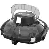 WINNY POOL CLEANER Winny 200 Poolroboter, Poolsauger kabellos mit Akku, 75 Min. Laufzeit, für Aufstellpools bis 60 m2, Doppelfiltration, Automatisches Parken, Kompakt Leicht (Transparent Schwarz-Weiß)