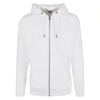 URBAN CLASSICS Basic Terry Zip Sweatshirt Black XL