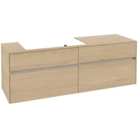 Villeroy & Boch Collaro Waschbeckenunterschrank C02600VJ 160 x 55 cm Nordic Oak