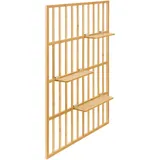 [en.casa] Wandregal Røst 120 x 80 x 13 cm Beige