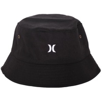Hurley Small Logo Bucket Baseball Cap, Schwarz, Einheitsgröße EU