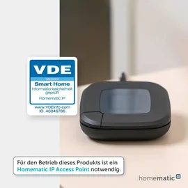 Homematic IP Smart-Home-Steckdose Anthrazit