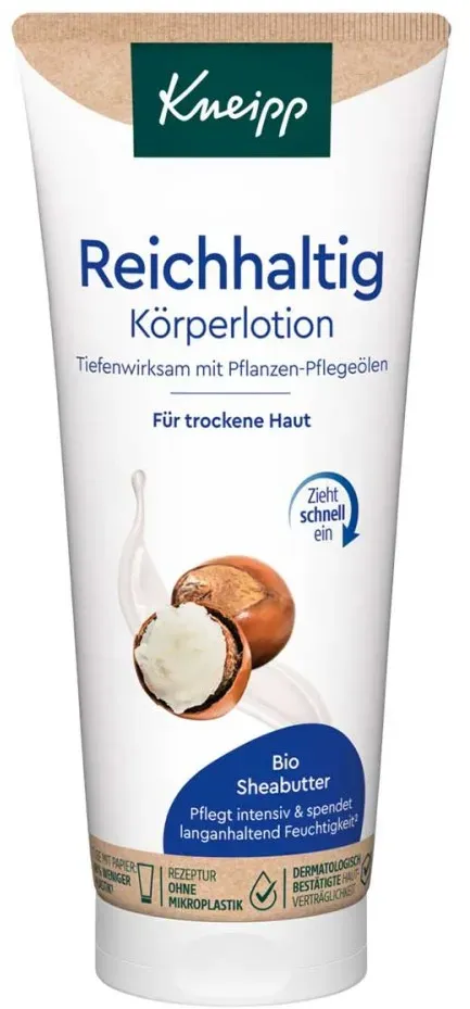 Preisvergleich Produktbild Kneipp Reichhaltige Körperlotion Bio Sheabutter