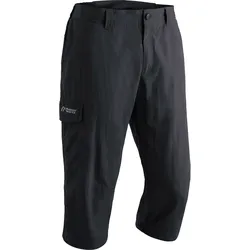 Caprihose MAIER SPORTS "Jens", Herren, Gr. 64, Normalgrößen, schwarz, 100% Polyamid, Hosen, Vielseitige Funktionshose, perfekt zum Wandern und Freizeit