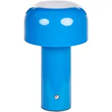 Beliani Kabellose LED Tischlampe BESOS mit Dimmer Blau