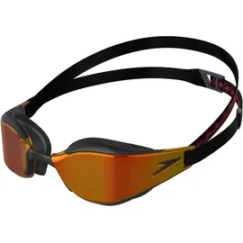 Speedo Fastskin Hyper Elite Schwimmbrille schwarz/gold Einheitsgröße
