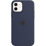 Apple iPhone 12 | 12 Pro Silikon Case mit MagSafe dunkelmarine