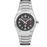 Swiss Military Hanowa Herren Analog Quarz Uhr mit Edelstahl Armband SMWGH2101604