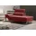 Egoitaliano "Princess, elegantes Designsofa mit erstklassigem Sitzkomfort", inkl. verstellbarem Kopfteil und edle Designmetallfüße rot