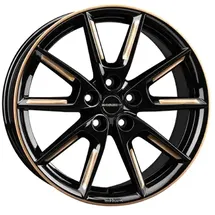 Borbet LX18 8,0 x 18 5 x 114,3 ET48 MB72,5 Schwarz/Gold