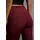 fayn sports Funktionshose "Push-up Lauf-Tights", Damen, Gr. 44, N-Gr, bordeaux, Interlock, Obermaterial: 77% Polyester, 23% Elasthan, unifarben, schmal 7/8-Länge, Hosen Funktionshose, mit Taschen