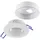ChiliTec Decken-Einbau-Bewegungsmelder 360° FLAT LED geeignet, 8m Detektion, weiß,80x30mm