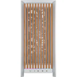 Corsair FRAME 5000D WOOD RS Midi Tower Walnuss, Weiß