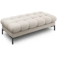 Micadoni Bank, Beige, Textil, 2-Sitzer, 133x41x62 cm, Hergestellt in