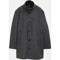Tom Tailor Wollmantel schwarz XL