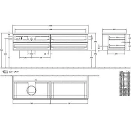 Villeroy & Boch Antao K26_5 1600x360x500mm