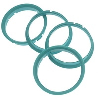 RKC Reifenstift 4X Zentrierringe türkis Felgen Ringe Made in Germany, Maße: 70,0 x 66,6 mm