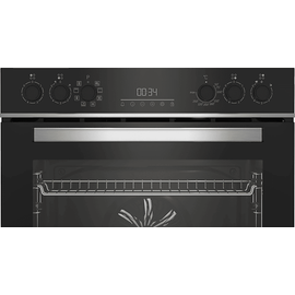 Beko BBUM13329XS, Einbauherdset (Glaskeramikkochfeld, A, 72 l)