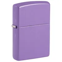 Zippo Feuerzeuge Zippo Sturmfeuerzeug - Base Model - Nachfüllbar Windfest Geschenkbox lila