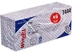 WYPALL Reinigungstuch X50 Mikrofaser Rot 6 Stück à 50 Blatt