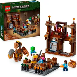 LEGO® Konstruktionsspielsteine »Waldanwesen mit Boxring (21272), LEGO® Minecraft«, (491 St.), Made in Europe LEGO® bunt