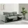 OTTO home 3-Sitzer OTTO HOME "SKAANE Cord-Sofa, 229 cm, manuelle u. elektrische Relaxfunktion", grau, B:229cm H:100cm T:100cm, 100% Polyester, Sofas, Relax-Funktion in 2 Sitzen, Kopfteilverstellung, Federkernpolsterung