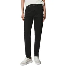 Marc O'Polo DENIM "aus stretchigem Organic-Cotton-Mix", Damen, Gr. 31, Länge 30, schwarz, Obermaterial: 98% Baumwolle, 2% Elasthan, unifarben, lässig geschnitten normal, Jeans