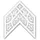 PROFHOME DECOR Deckenplatte PROFHOME 157504 Weiß 2 St. 25 x 20,8 x 2,4 cm