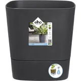 elho Blumentopf Greensense Aqua Care Eckig 30,2 cm x 29,5 cm Holzkohlegrau