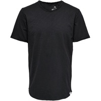 Only & Sons T-Shirt »BENNE LONGY SS TEE«, Schwarz