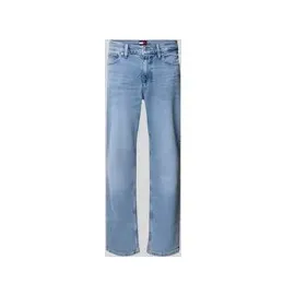 Tommy Hilfiger Straight Fit Jeans aus Baumwoll-Mix, Hellblau, 34/30