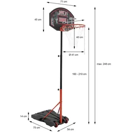 XQ Max Basketball-Set Tragbar Höhenverstellbar