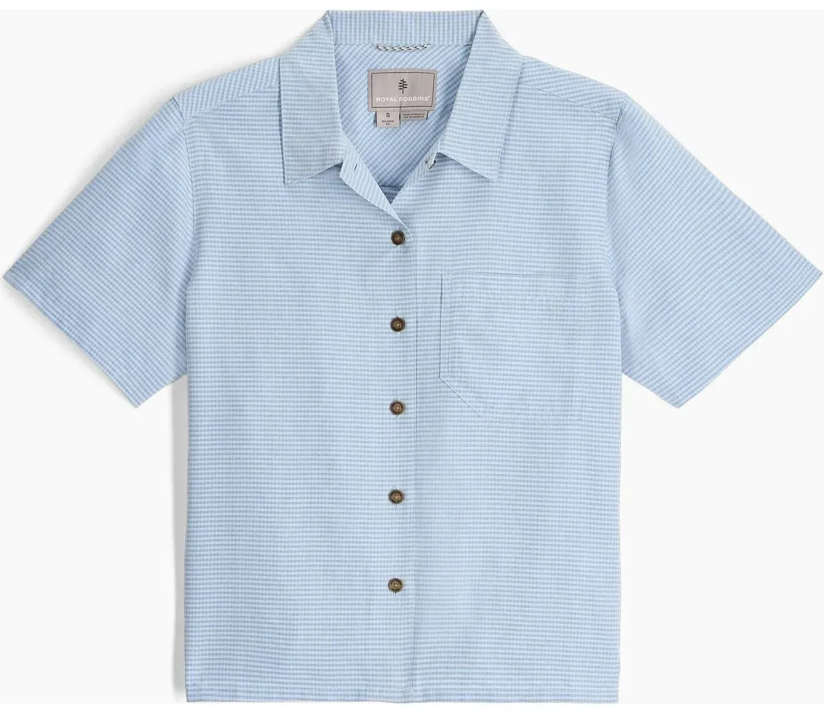Royal Robbins W Desert Pucker Short Sleeve skyway (599) XS