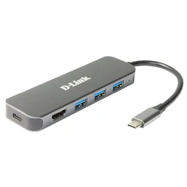 D-Link DUB-2333 5-in-1 USB-C Hub mit HDMI/Power Delivery