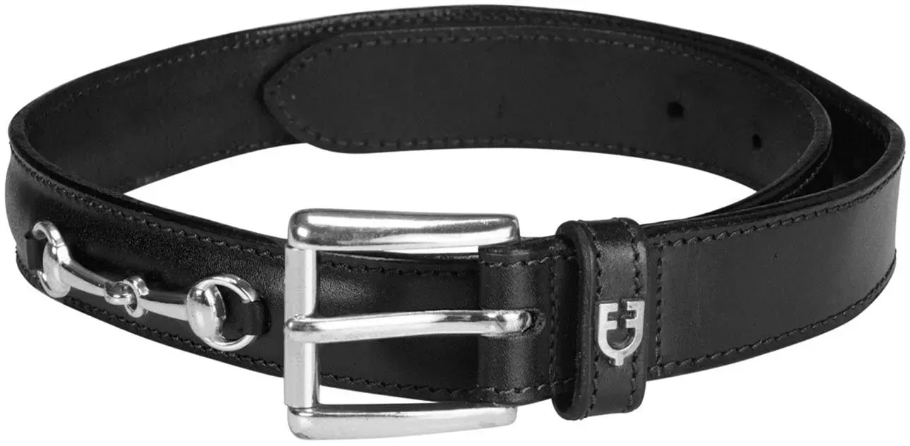 Equestro Ledergürtel mit Gebissmotiv