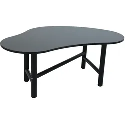 Oviala Business Couchtisch Dekor Melamin schwarz