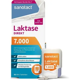 Sanotact Laktase 7.000 DIREKT Tabletten 90 St.
