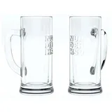 Hamburger SV Becher HSV Bierkrug Relief blau