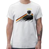 Shirtracer T-Shirt Adler Trikot mit Deutschland Flagge, Nationalmannschaft Germany 4 Ste 2026 Fussball WM Fanartikel weiß XXL