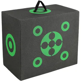 Vevor Bogenschießen-Zielblock, 40,6 x 45,7 cm, Allseitiger Bogen-Zielblock, tragbares Outdoor-Bogenschießen-Ziel mit Tragegriff, einfache Pfeilentfernung, Gute Sichtbarkeit, leicht, einfach zu
