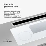 Klarstein Induktionskochfeld 4 Platten, Einbau-Induktionskochfeld mit 4 Kochfelder, 7000 Watt Induktionskochfeld, Induktion Kochfeld mit Touch-Bedi... - Weiß